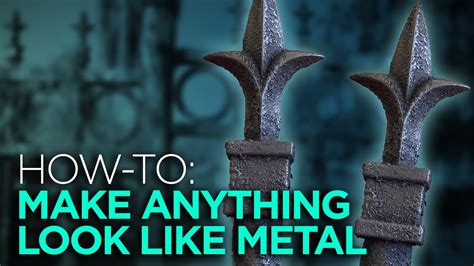 how to make fabric look like metal|making something look like metal.